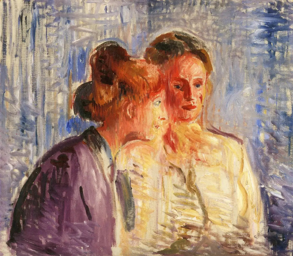 Olga et Rosa Meissner - Edvard Munch image 1 tableau peint à l’huile sur toile