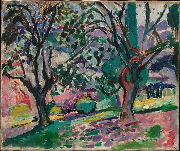Oliviers à Collioure - Henri Matisse image 1 reproduction artisanale de tableau