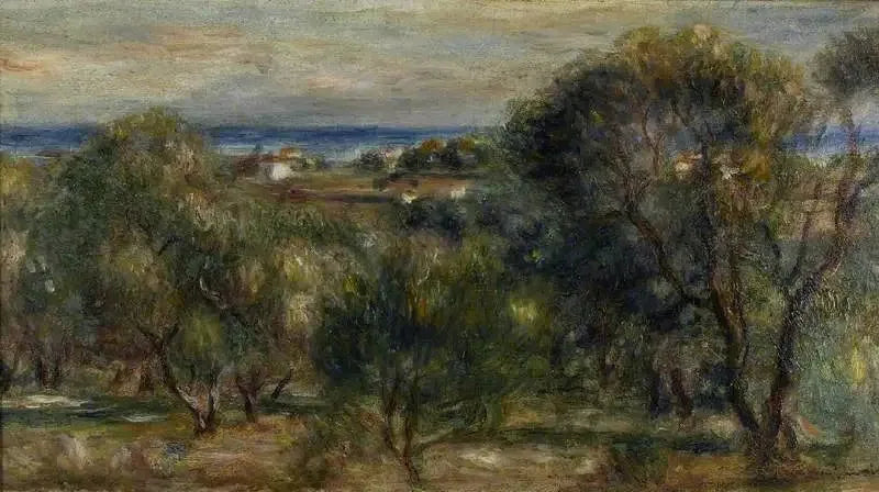 Olivenbäume, Cagnes - Pierre-Auguste Renoir