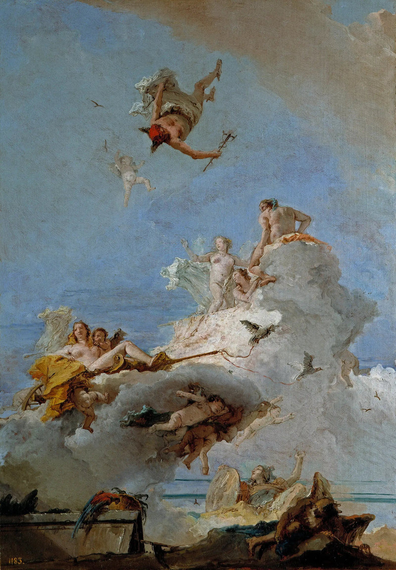 Olympe oder der Triumph der Venus - Giovanni Battista Tiepolo
