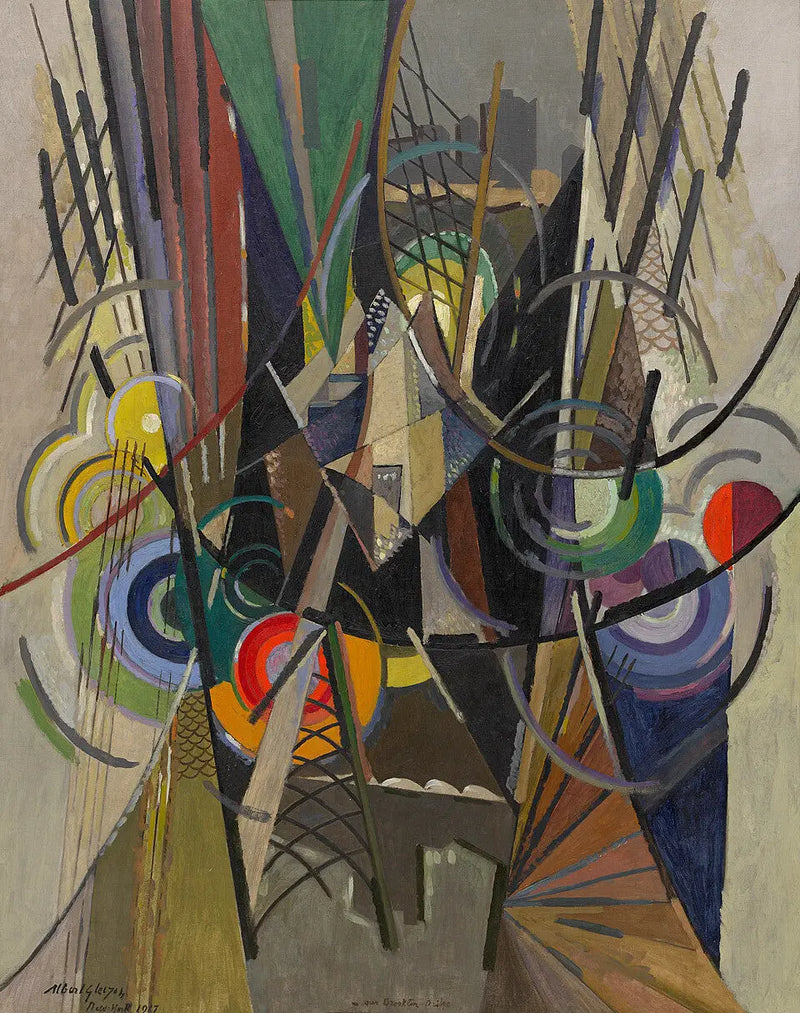 Auf Brooklyn Bridge - Albert Gleizes