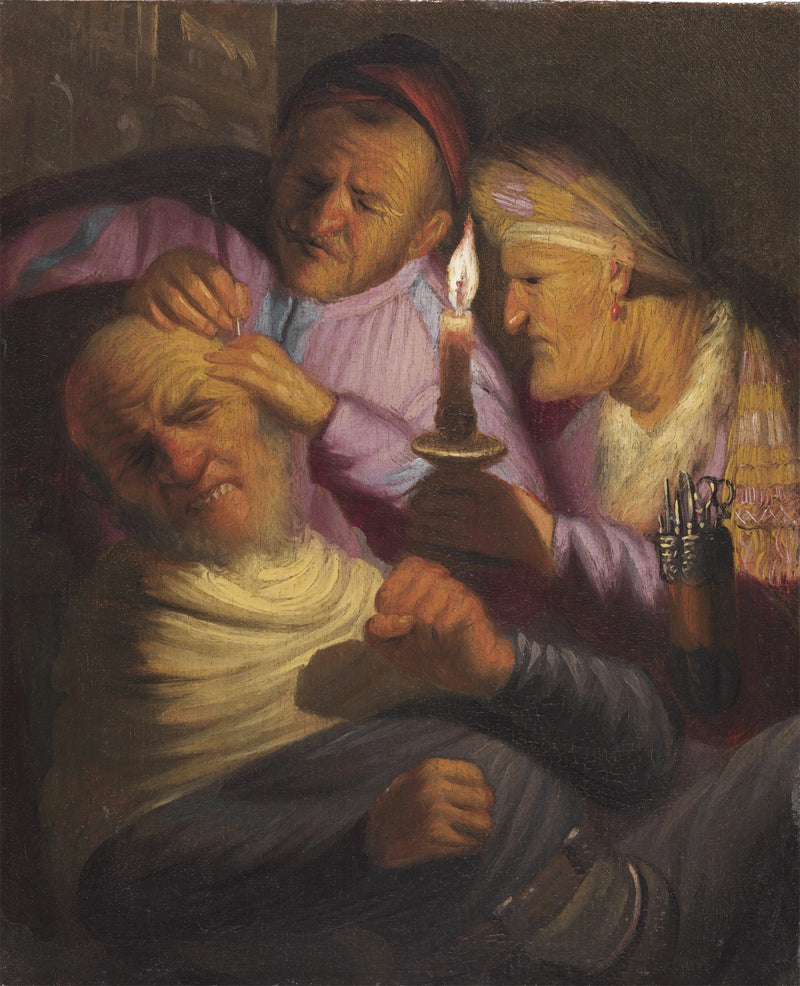 Die Operation (Allegorie des Berührens) - Rembrandt
