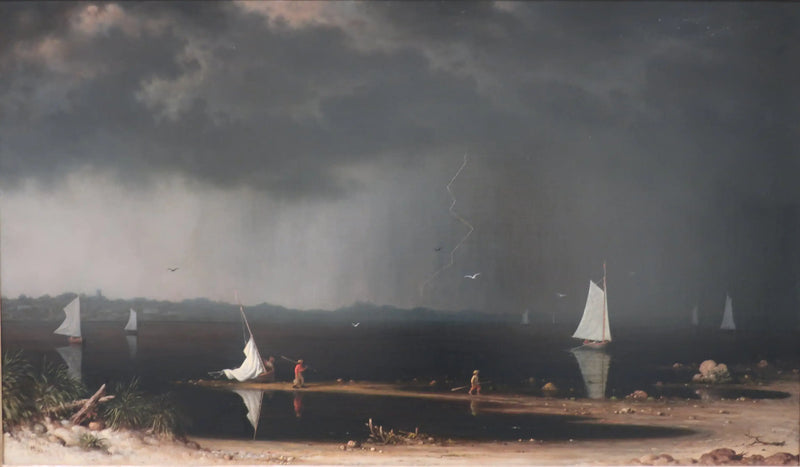 Gewitter über der Narragansett-Bucht - Martin Johnson Heade