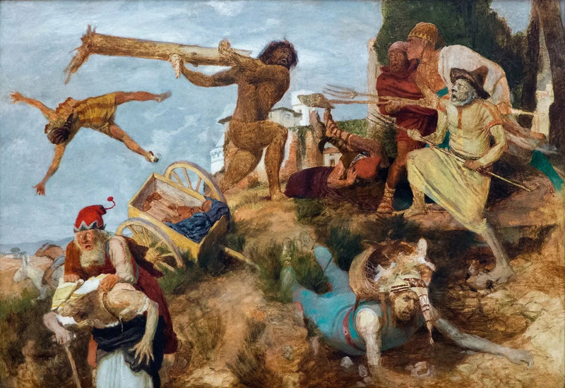 Arnold Böcklin - Reproduktion eines Gemäldes