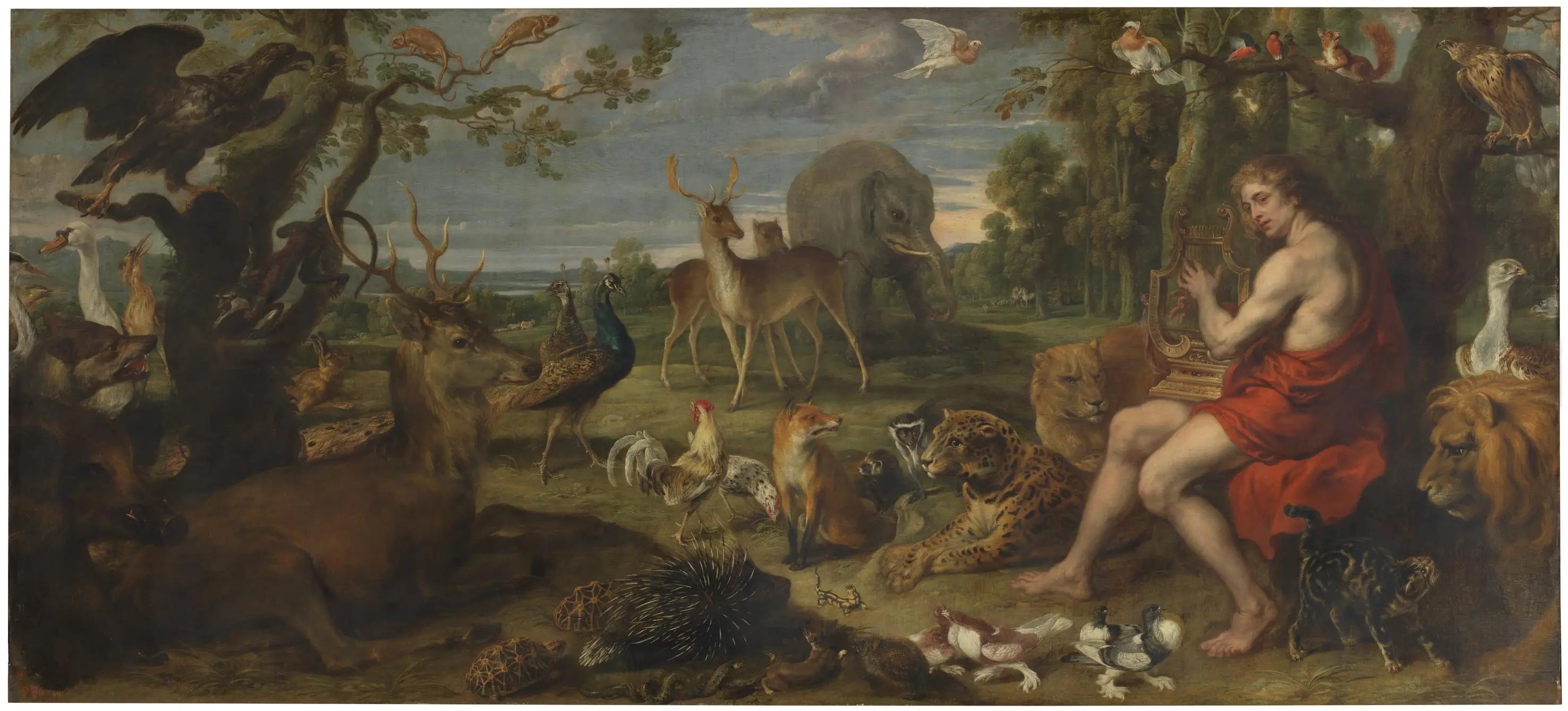 Orphée et les animaux - Peter Paul Rubens image 1 copie de tableau peinte à la main
