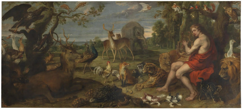 Orpheus und die Tiere - Peter Paul Rubens