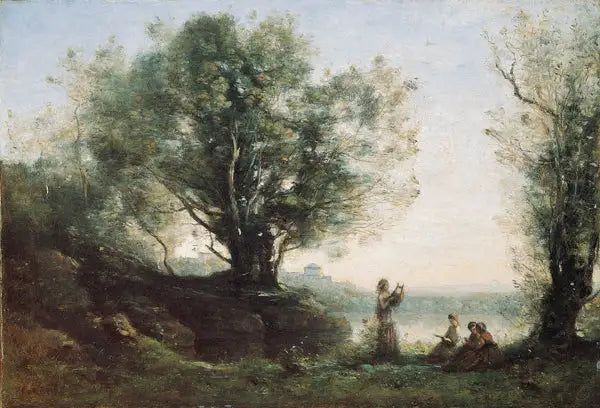 Orphée trauert um den Tod von Eurydike - Jean-Baptiste Camille Corot