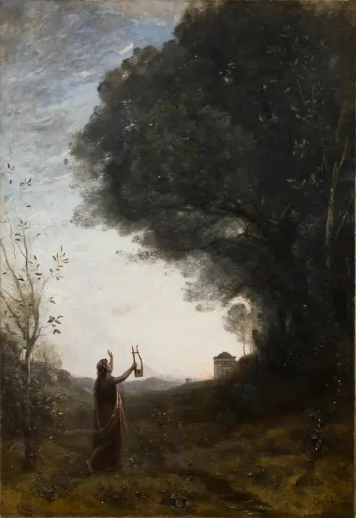 Orphée salue la lumière - Jean-Baptiste Camille Corot image 1 reproduction réalisée par Alpha Reproduction