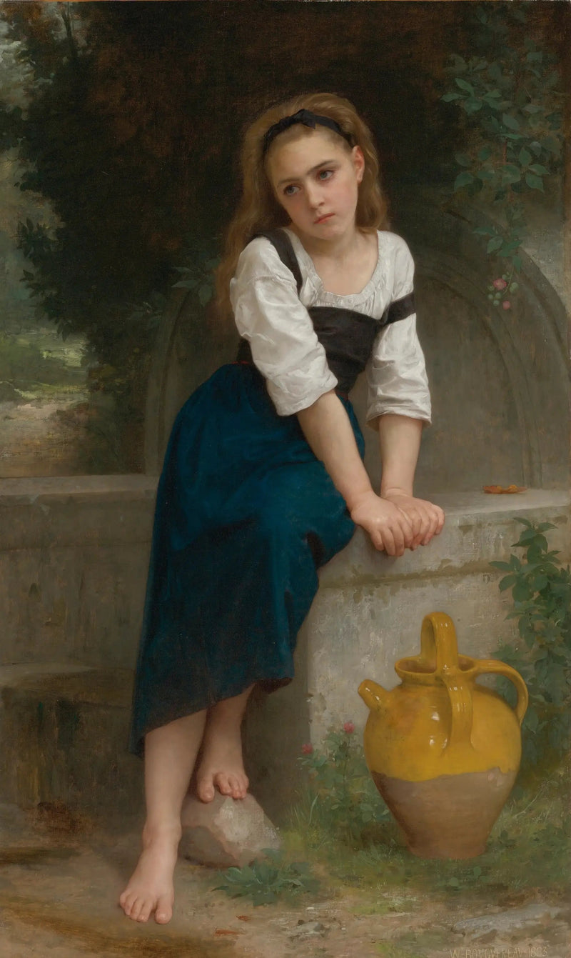 Waise am Brunnen - Bouguereau