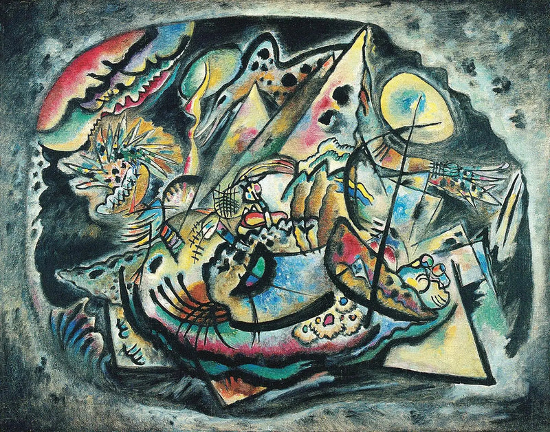 Ovales Grau - Vassily Kandinsky