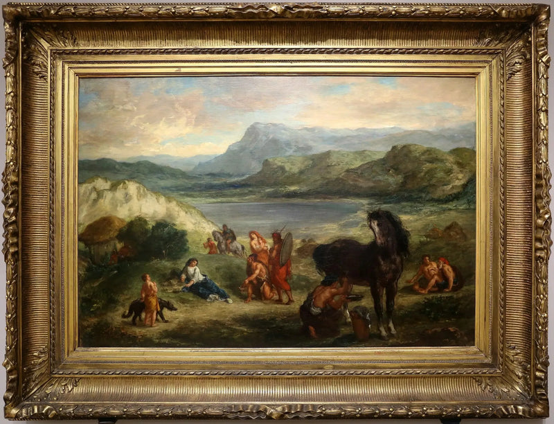 Ovid bei den Skythen - Eugène Delacroix