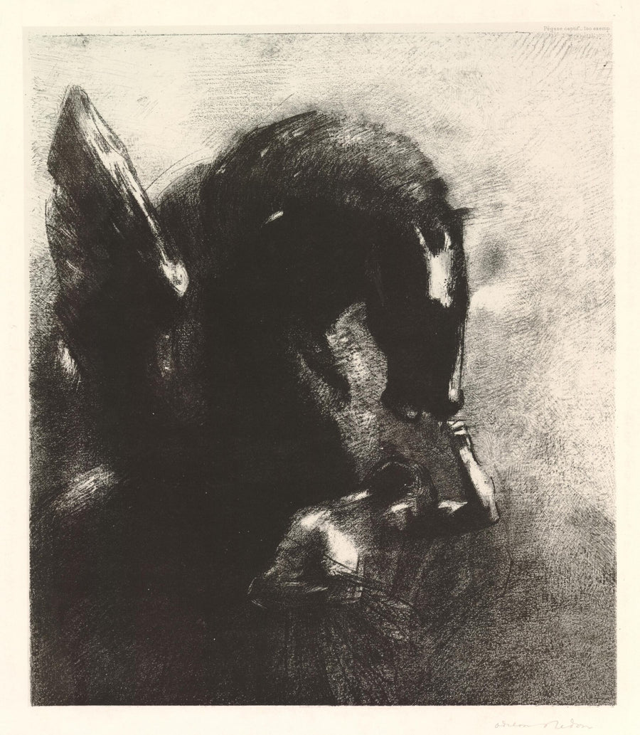 Pégase captif - Odilon Redon