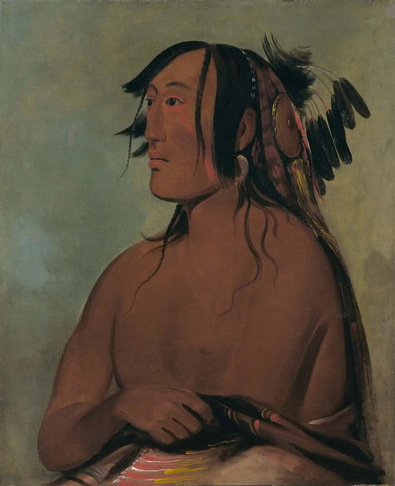 Pa-ris-ka-roó-pa, Zwei Raben, der Junge - George Catlin