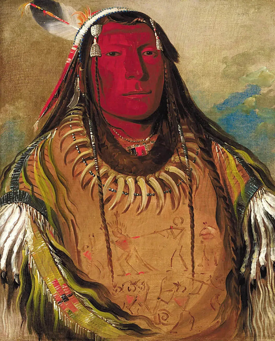 Pa-ris-ka-roó-pa, Zwei Raben, ein Chef - George Catlin