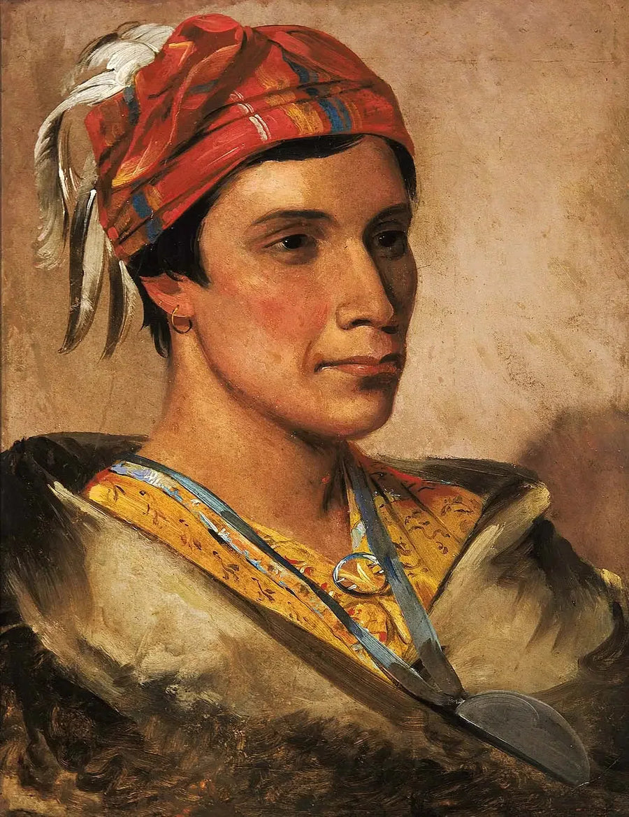 Schmerz, Häuptling der Tribe - George Catlin