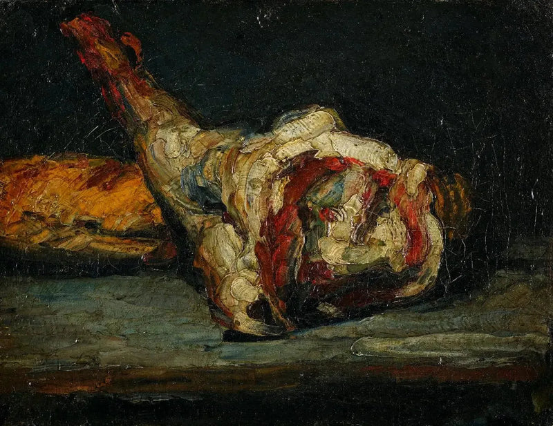 Brot und Lammkeule - Paul Cézanne