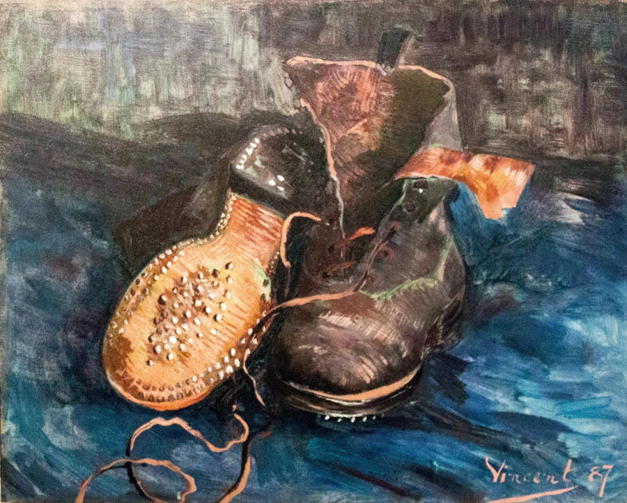 Paar Schuhe, A - Vincent van Gogh