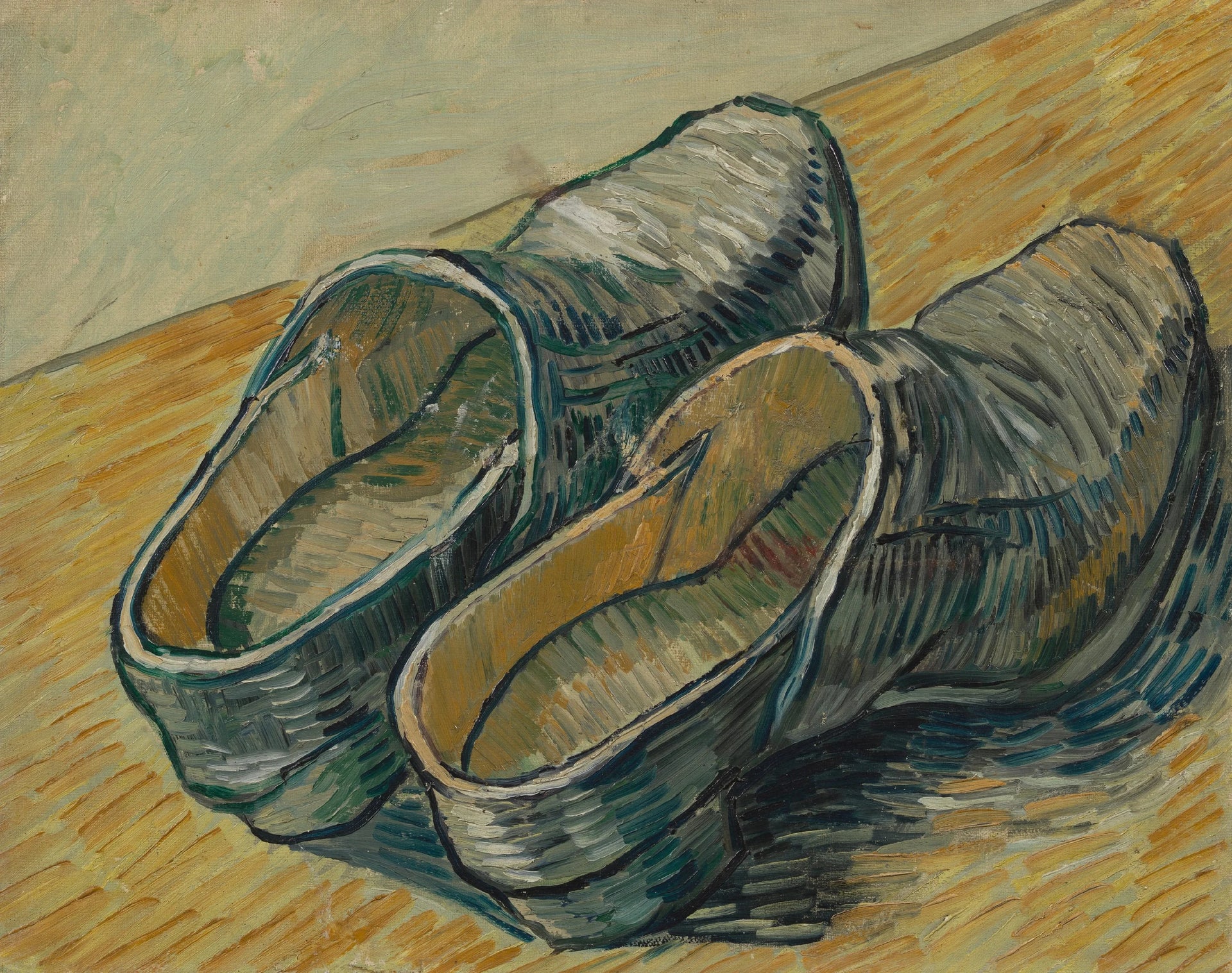 Paire de sabots en cuir F607 de Vincent van Gogh, Van Gogh Museum