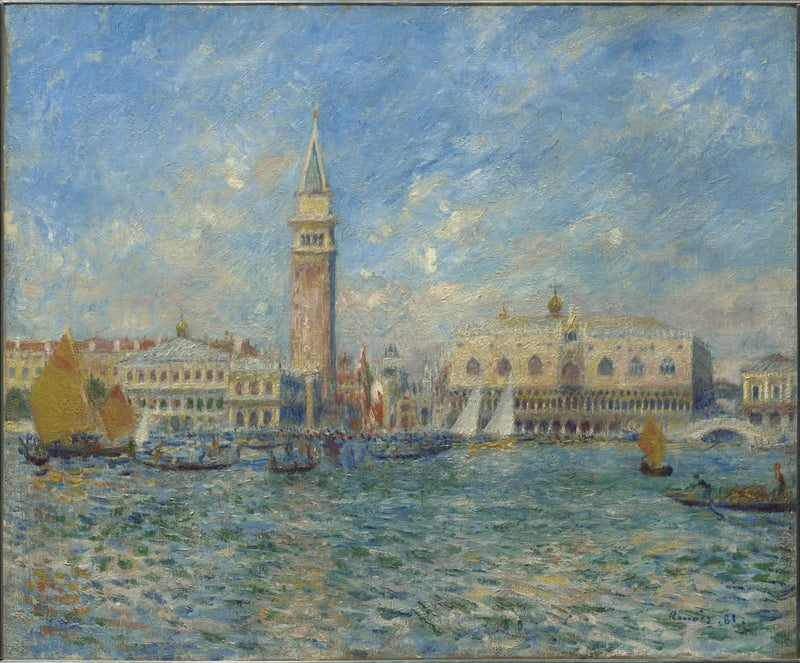 Palast der Dogen, Venedig - Pierre-Auguste Renoir