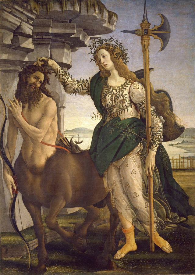 Pallas und der Zentaur, um 1480-1485 - Sandro Botticelli