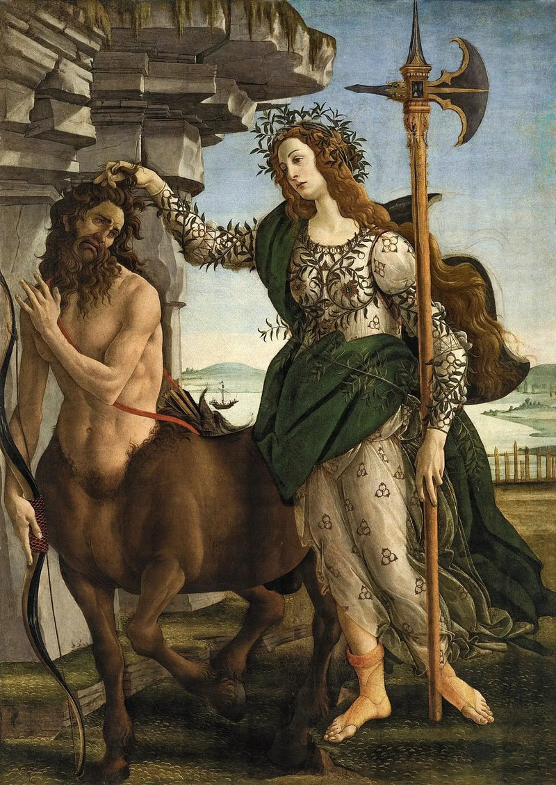 Pallas und der Zentaur - Sandro Botticelli