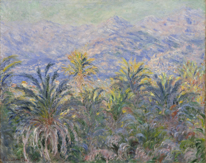 Palmen in Bordighera W877 - Claude Monet