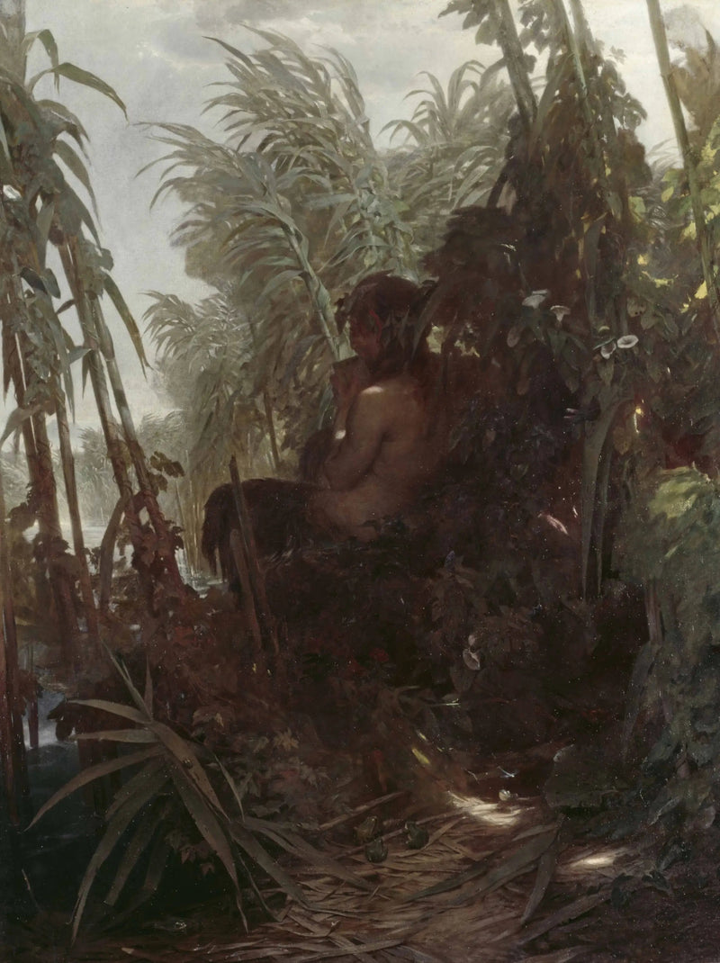 Pan im Schilf - Arnold Böcklin