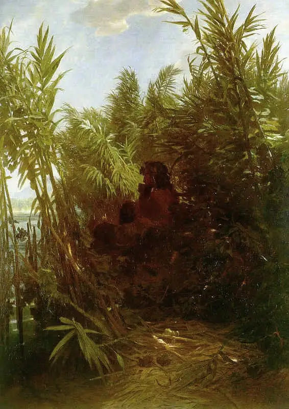 Pan im Schilf - Arnold Böcklin