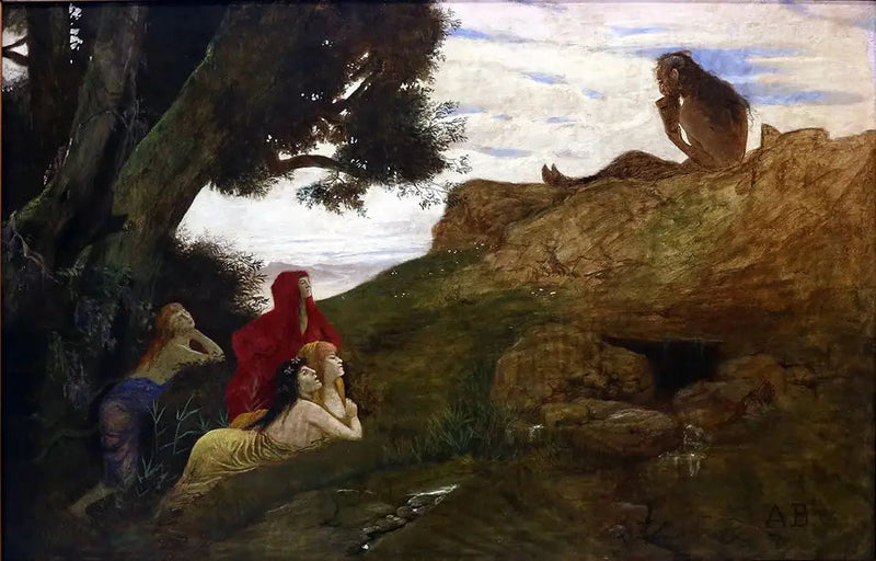Pan und Dryaden - Arnold Böcklin