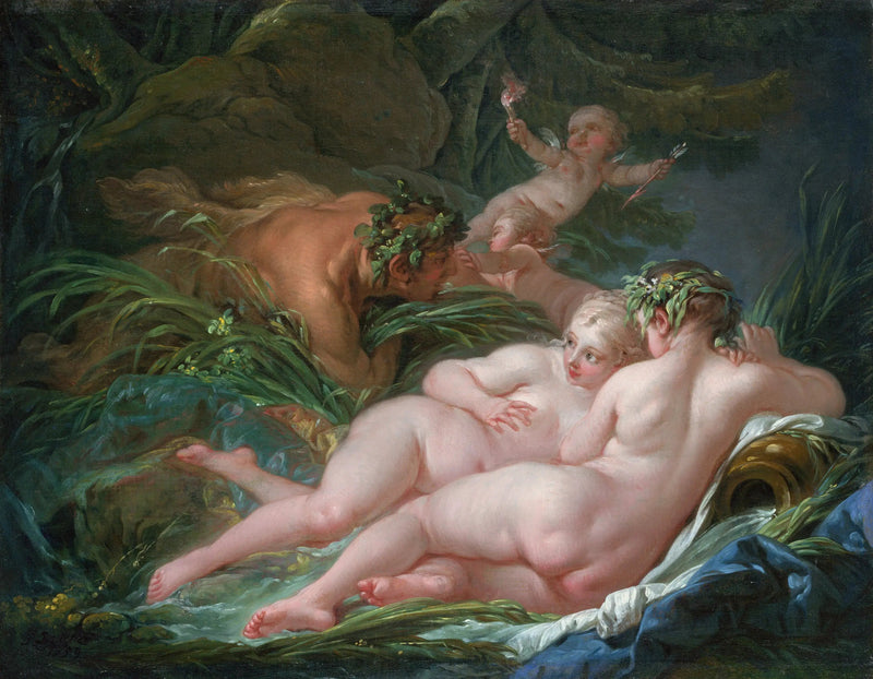 Pan und Syrinx - François Boucher