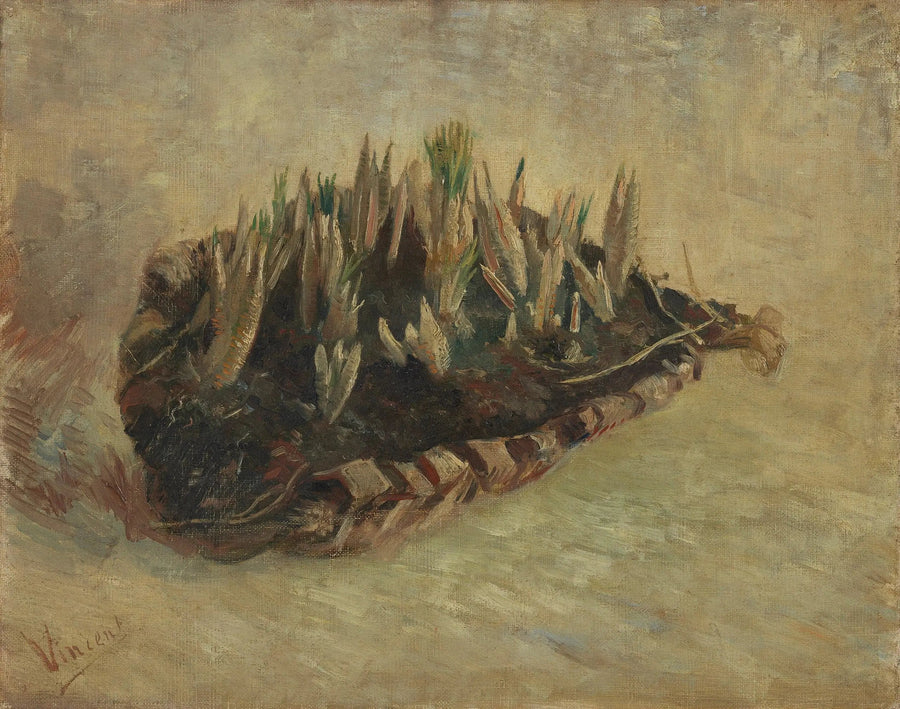 Korb mit Krokuszwiebeln - Vincent van Gogh