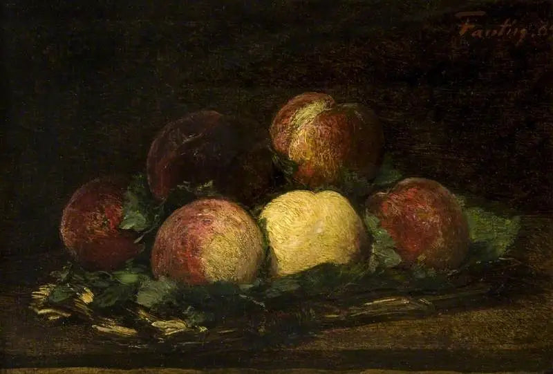 Pfirsichkorb - Henri Fantin-Latour
