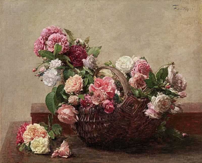 Rosenkorb - Henri Fantin-Latour