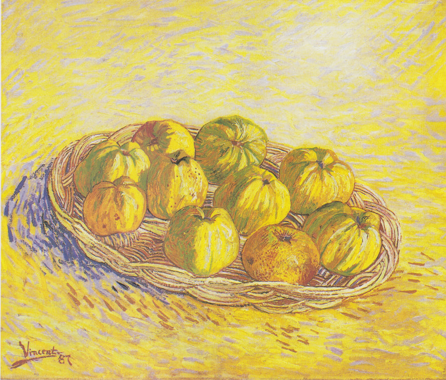 Stillleben, Apfelkorb - Vincent van Gogh
