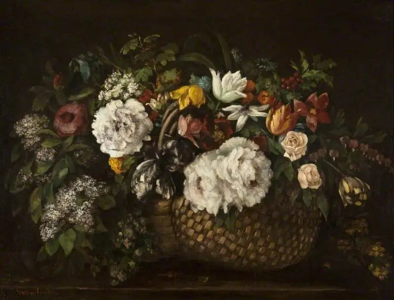 Blumensträuße - Gustave Courbet