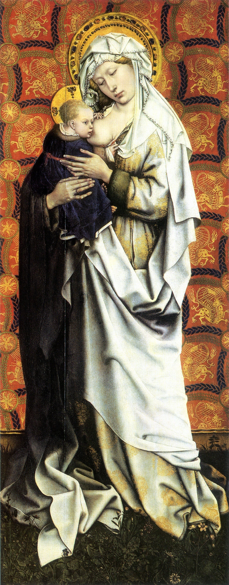 Flämalle Tafeln : Jungfrau stehend - Robert Campin