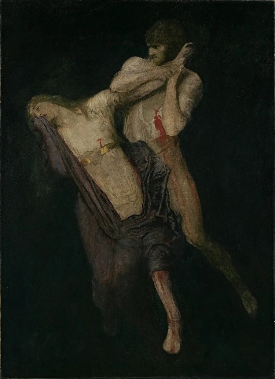 Paolo und Francesca - Arnold Böcklin