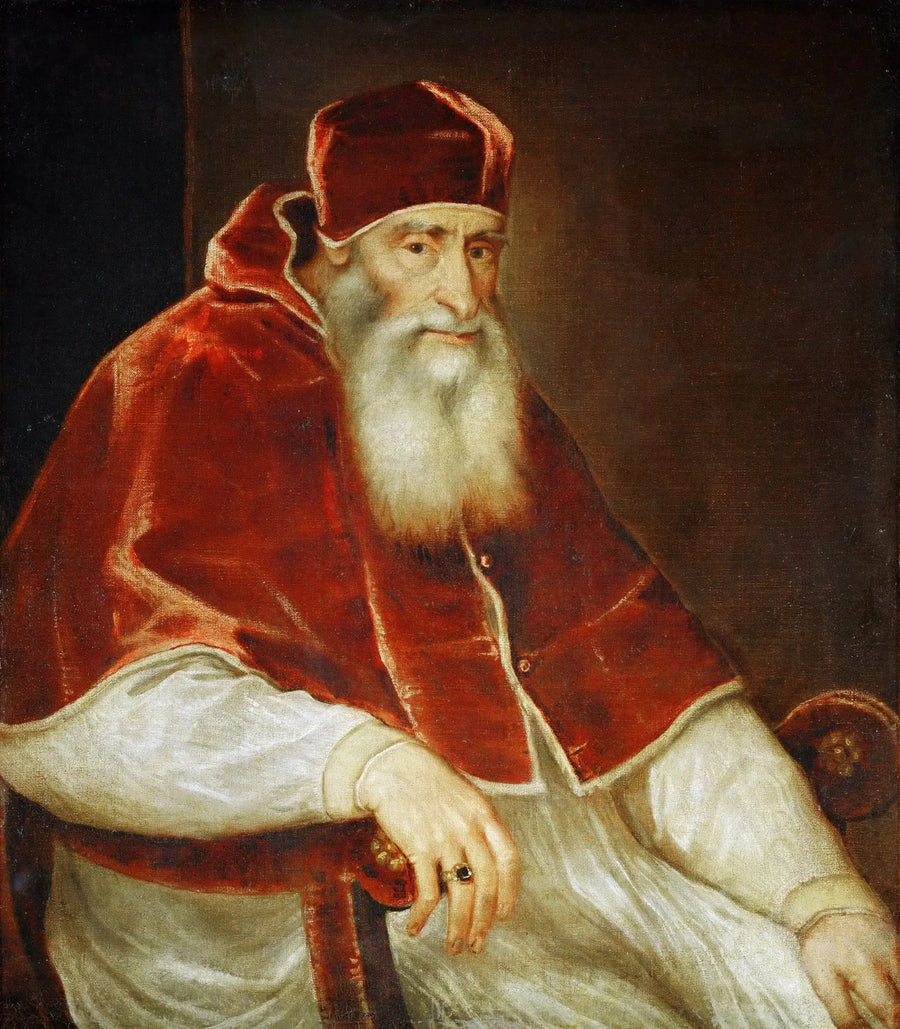 Papst Paul III Farnese (1468-1549) - Tizian