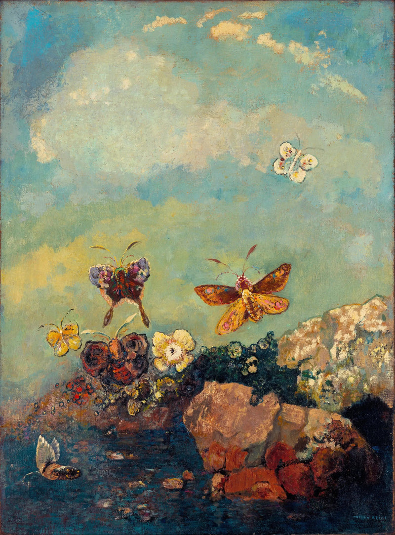 Schmetterlinge - Odilon Redon