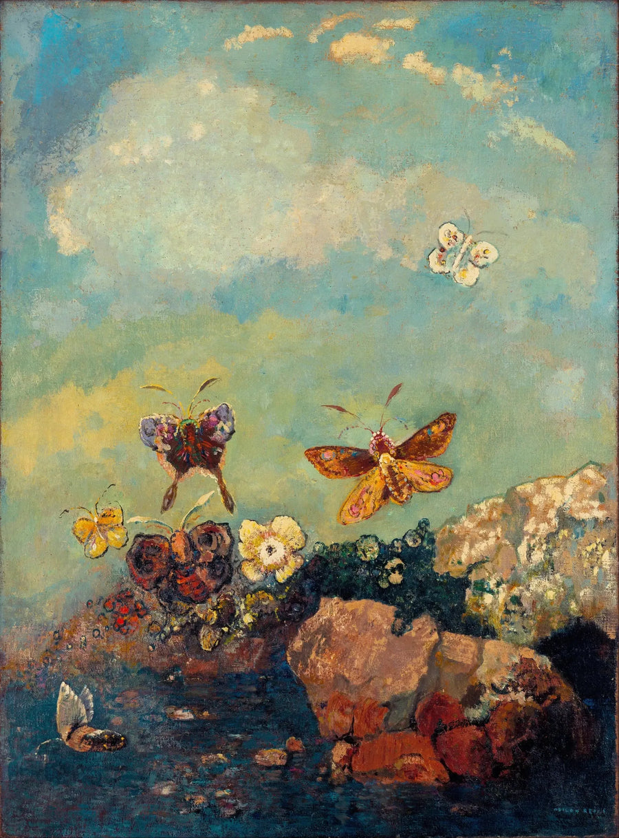 Schmetterlinge - Odilon Redon