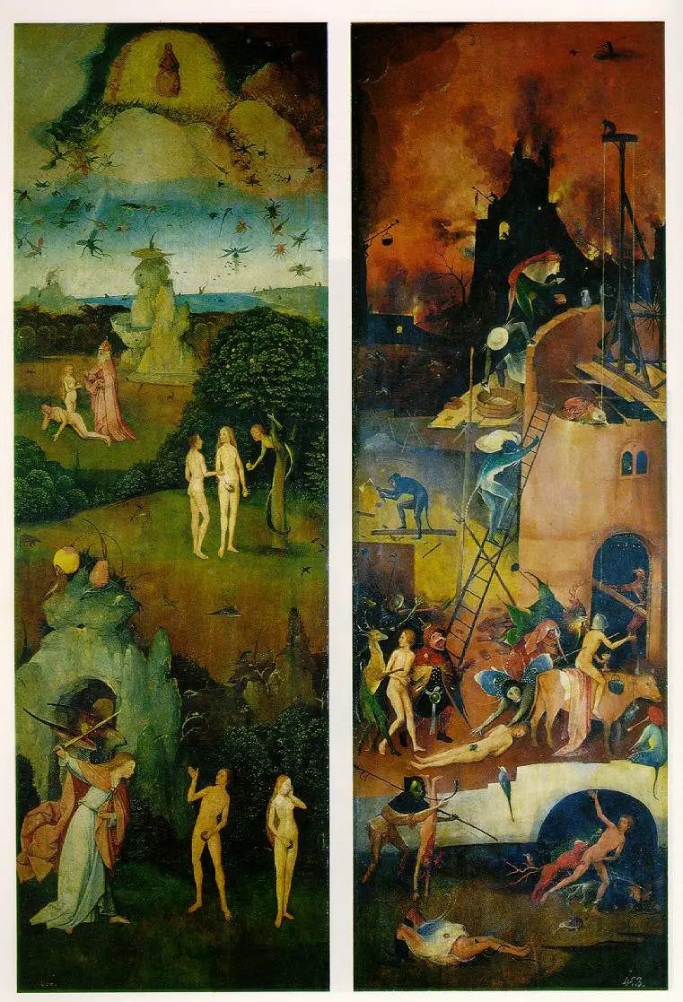 Paradies und Hölle - Hieronymus Bosch