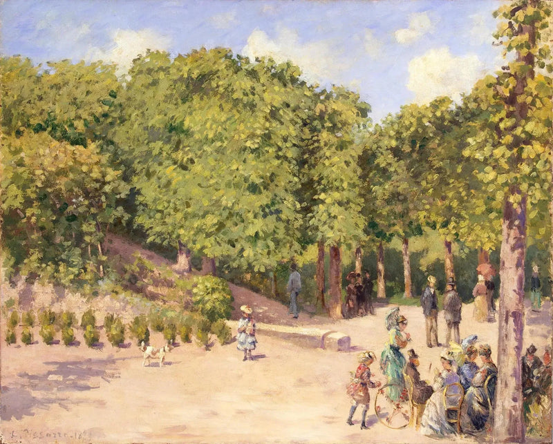 Stadtpark in Pontoise - Camille Pissarro