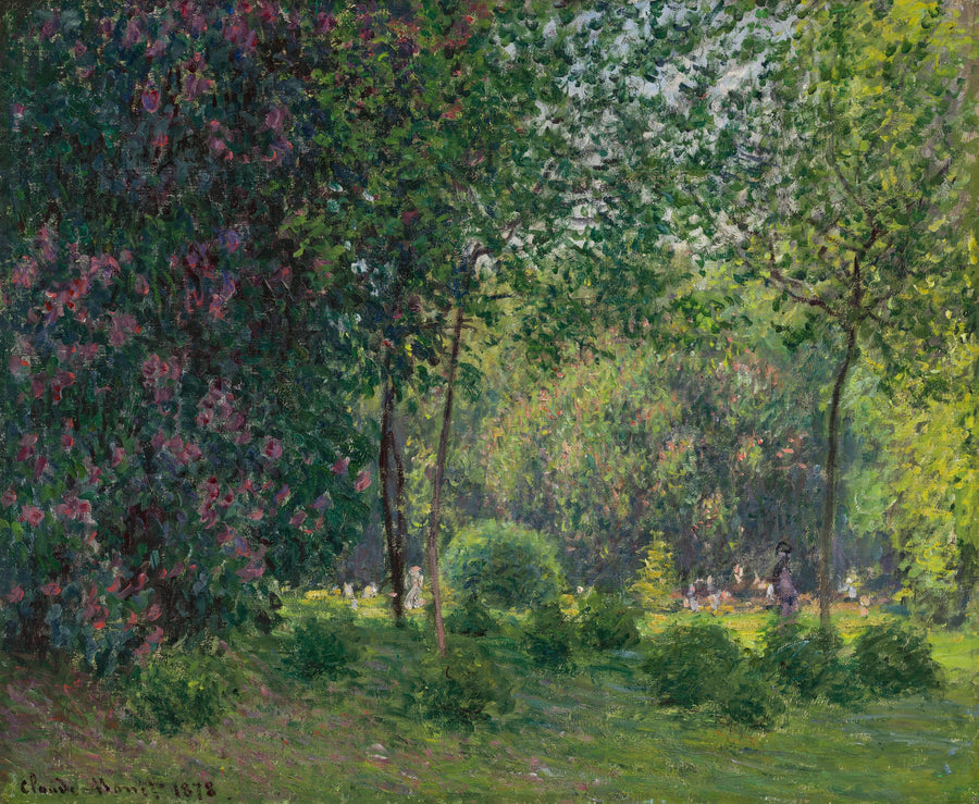 Der Parc Monceau - Claude Monet