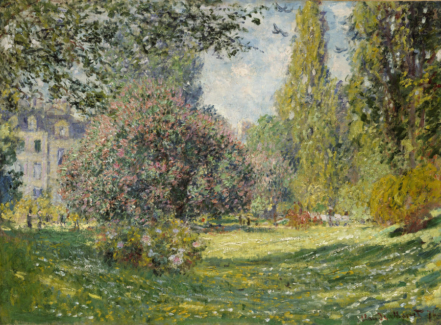 Landschaft: der Parc Monceau - Claude Monet