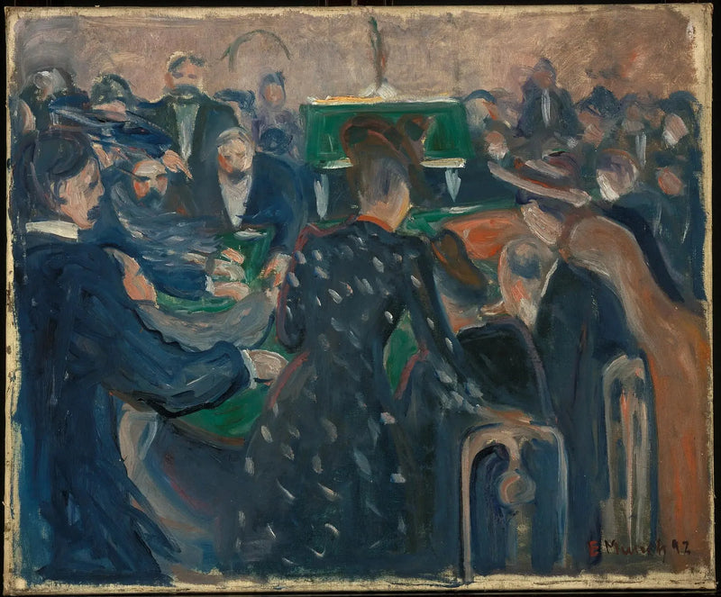 Spieler in Monte-Carlo - Edvard Munch