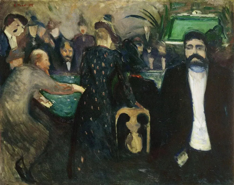 Spieler in Monte-Carlo - Edvard Munch