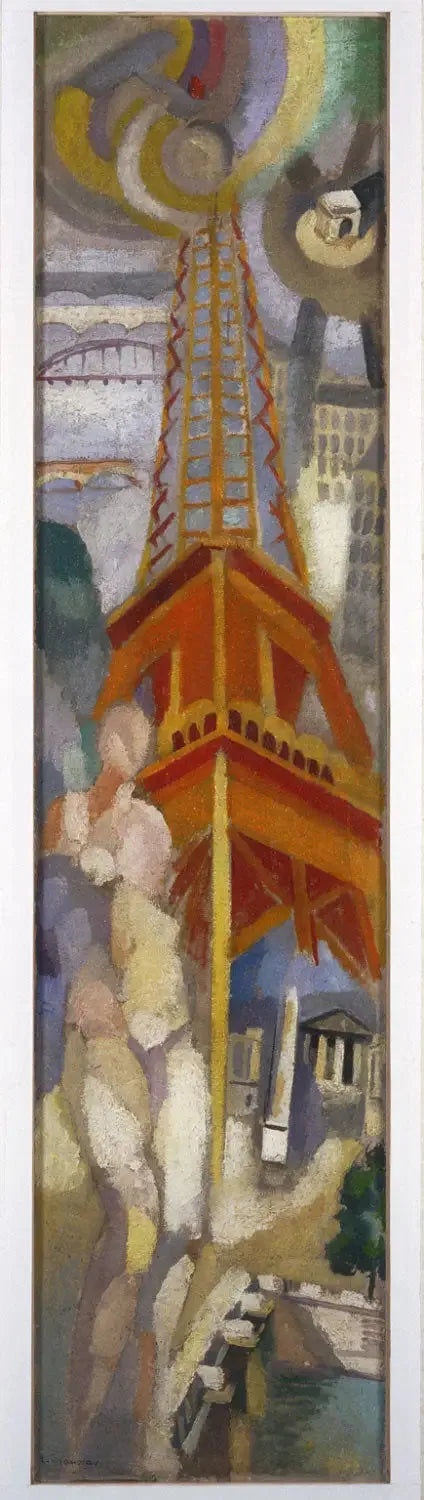 Paris, Frau und Eiffelturm - Robert Delaunay