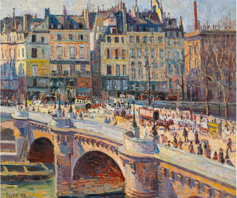Paris, die Pont-Neuf und die Quai Conti - Maximilien Luce