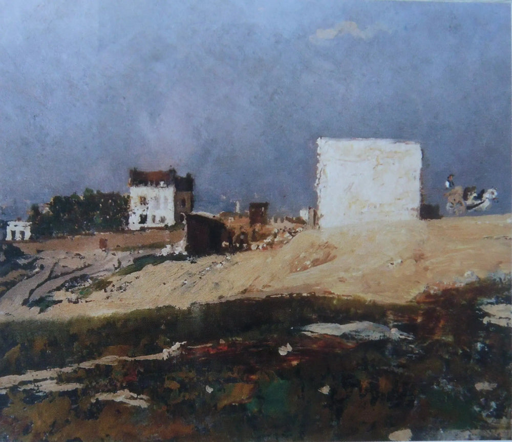 Paris. Montmartre. - Ilya Repin image 1 tableau peint à l’huile sur toile