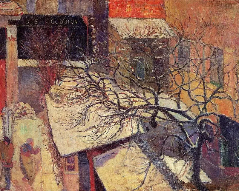 Paris unter dem Schnee - Paul Gauguin